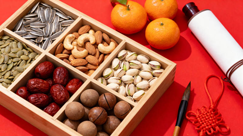 新春坚果礼盒迎吉祥图片