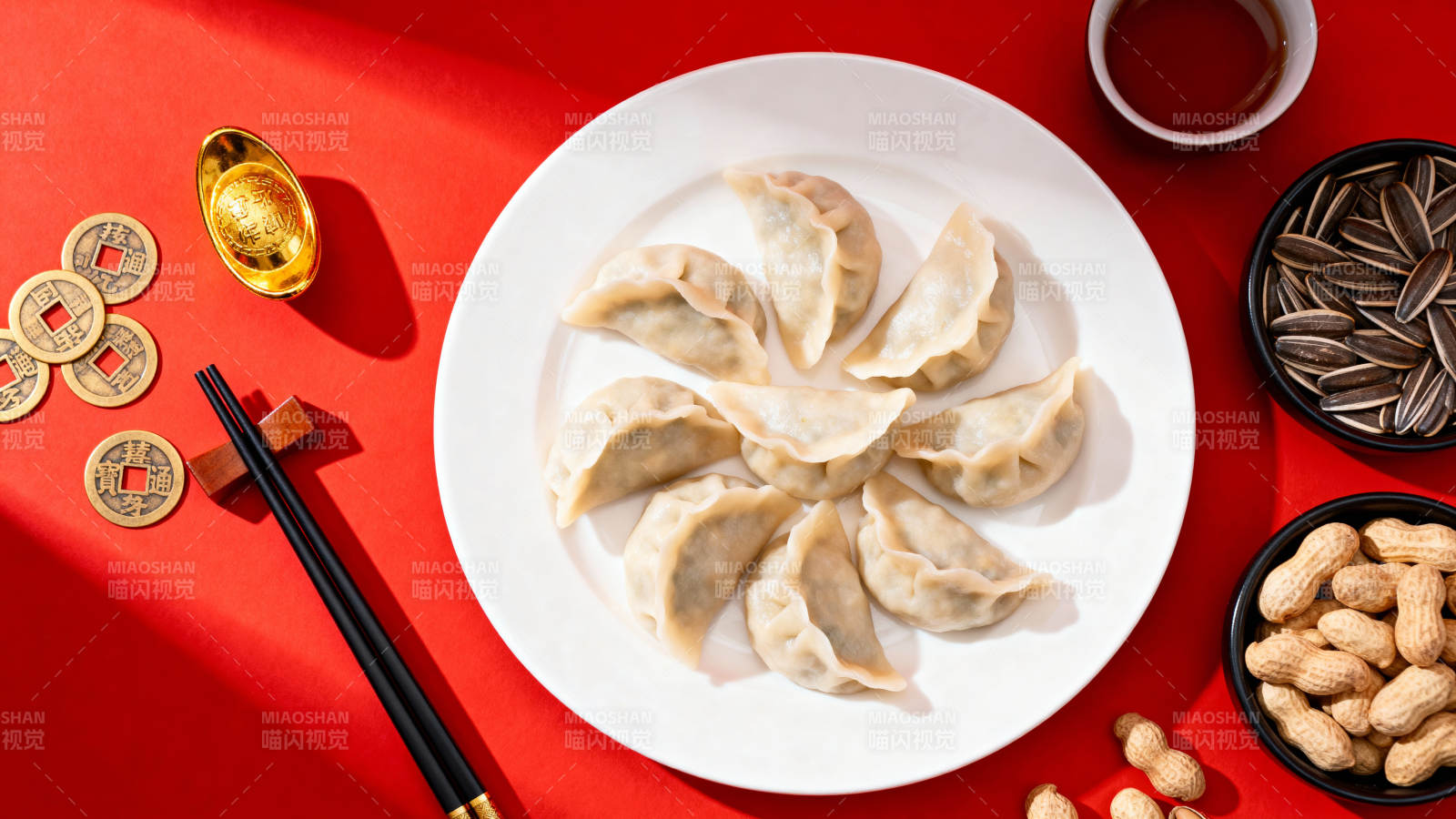 春节饺子宴 团圆迎新年图片