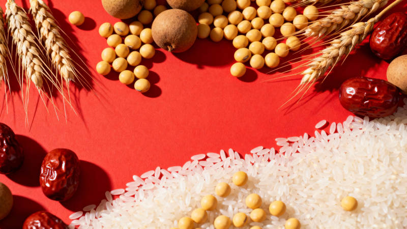 五谷丰登迎新春图片