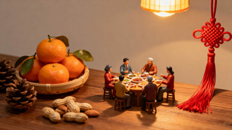 团圆饭 年味浓图片