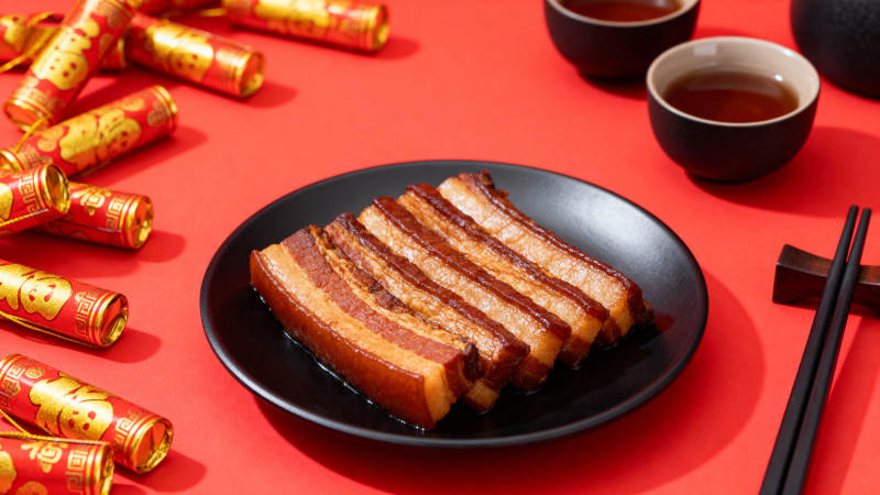 红盘腊肉迎新春图片