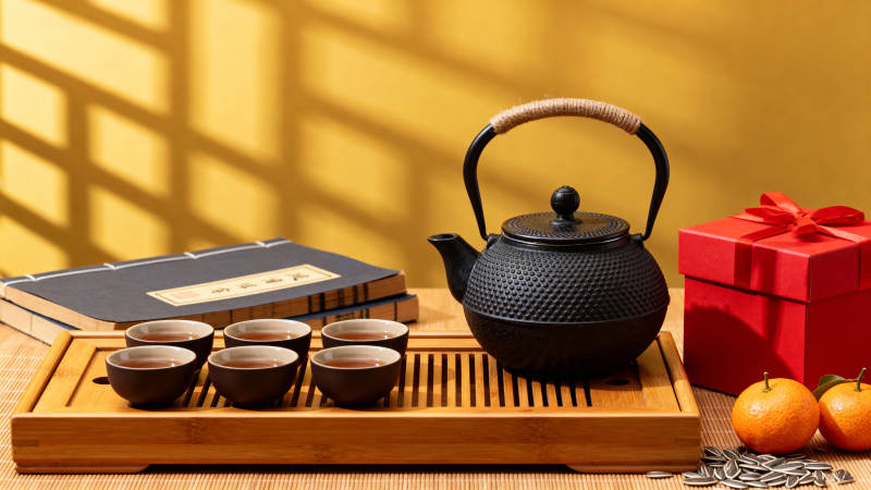 茶韵礼盒 暖意融融图片