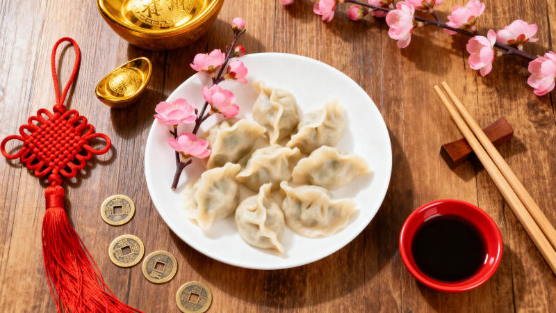 春节饺子宴 年味十足香图片