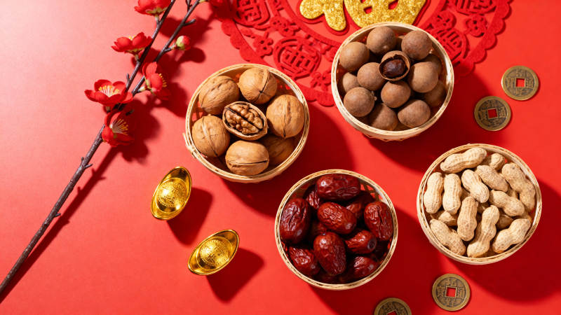 新春坚果礼盒 喜庆团圆味图片