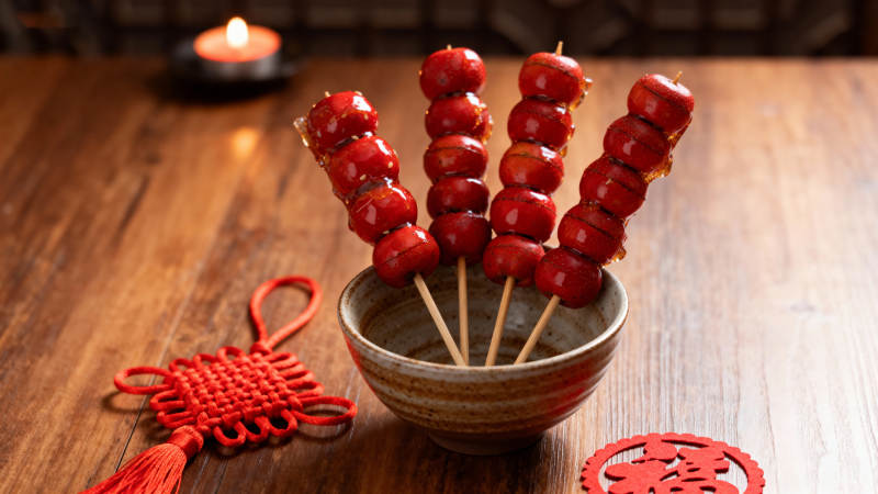 冰糖葫芦迎新春图片