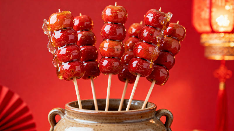 糖葫芦串 年味十足图片