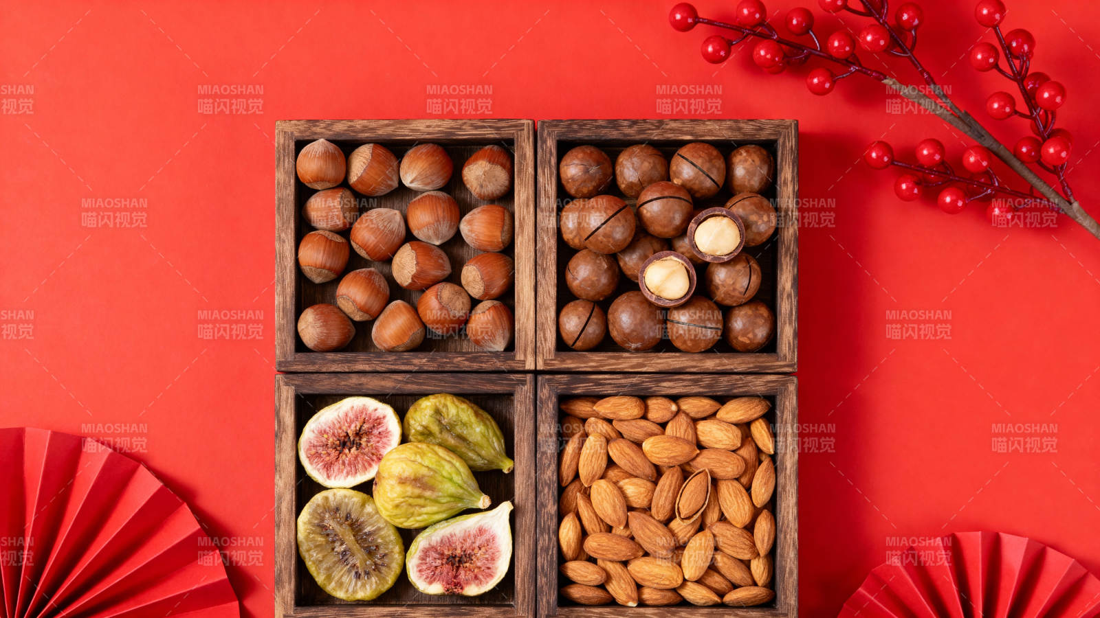 坚果果干礼盒迎新春图片