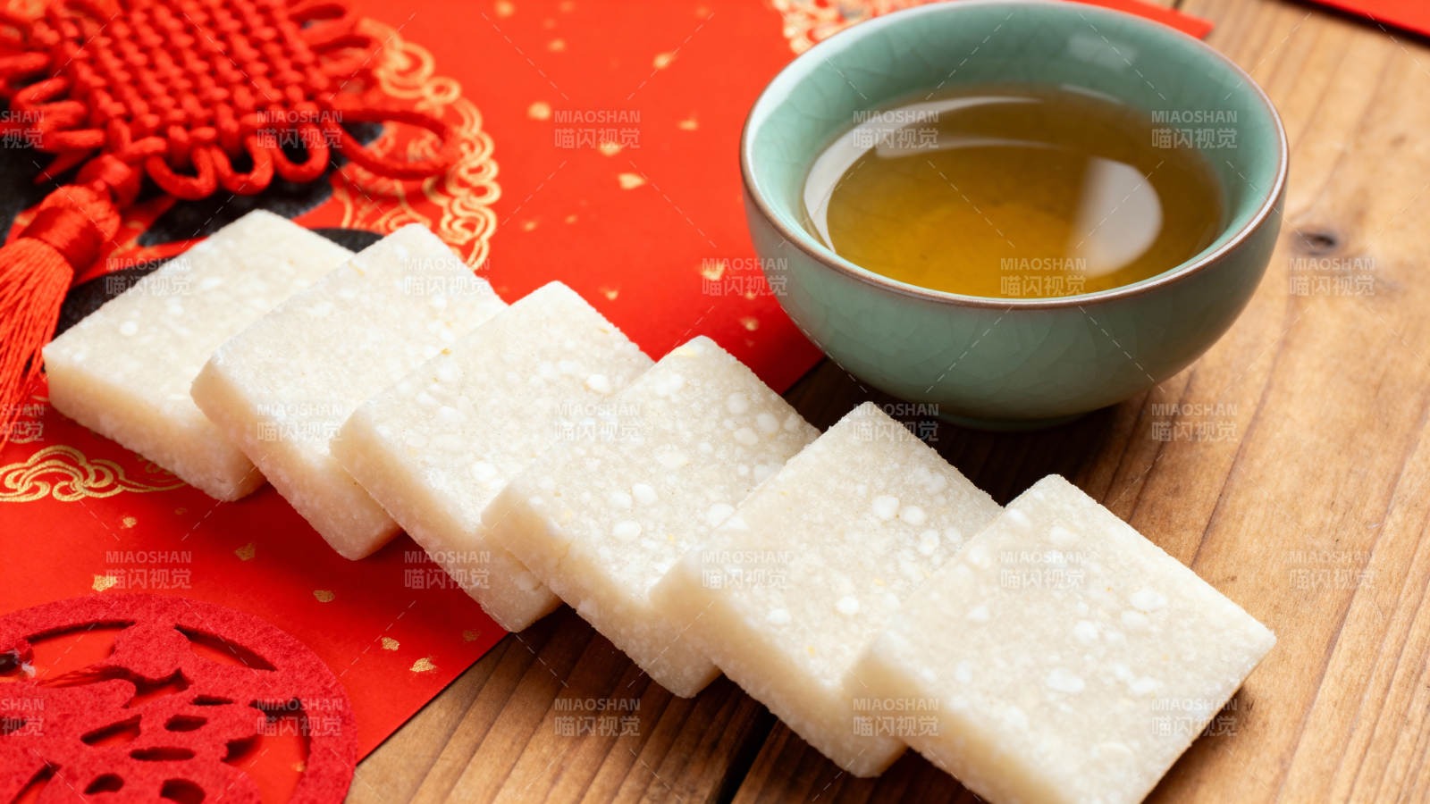 年糕配茶 年味十足图片