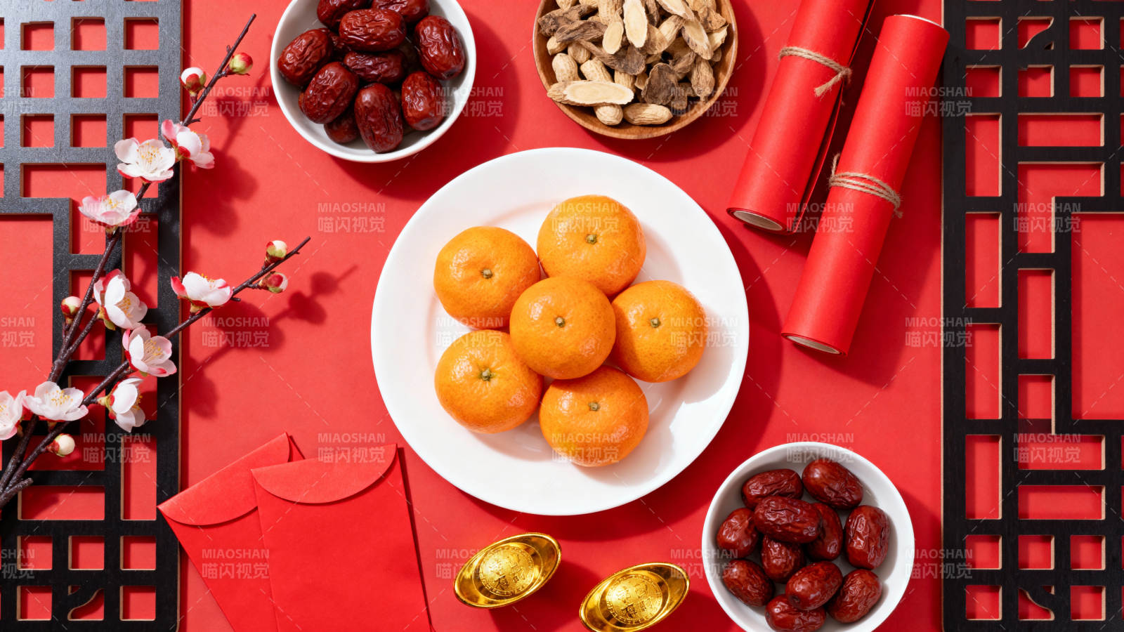 新春吉祥 橙枣迎福年图片