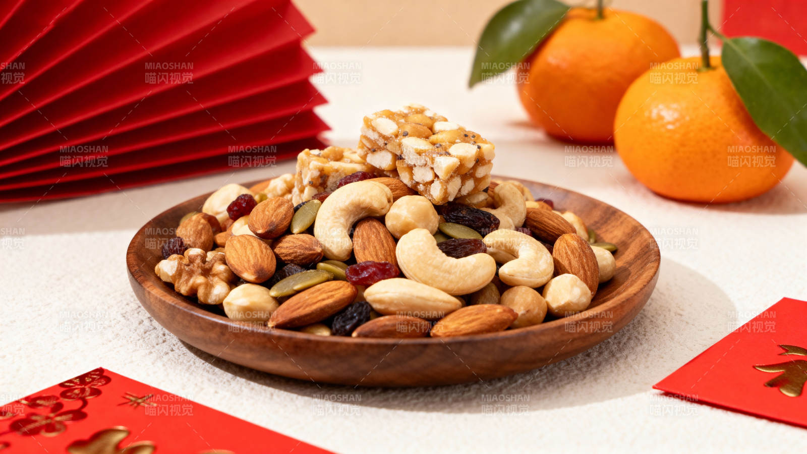 新春坚果盘 橙香伴红包图片