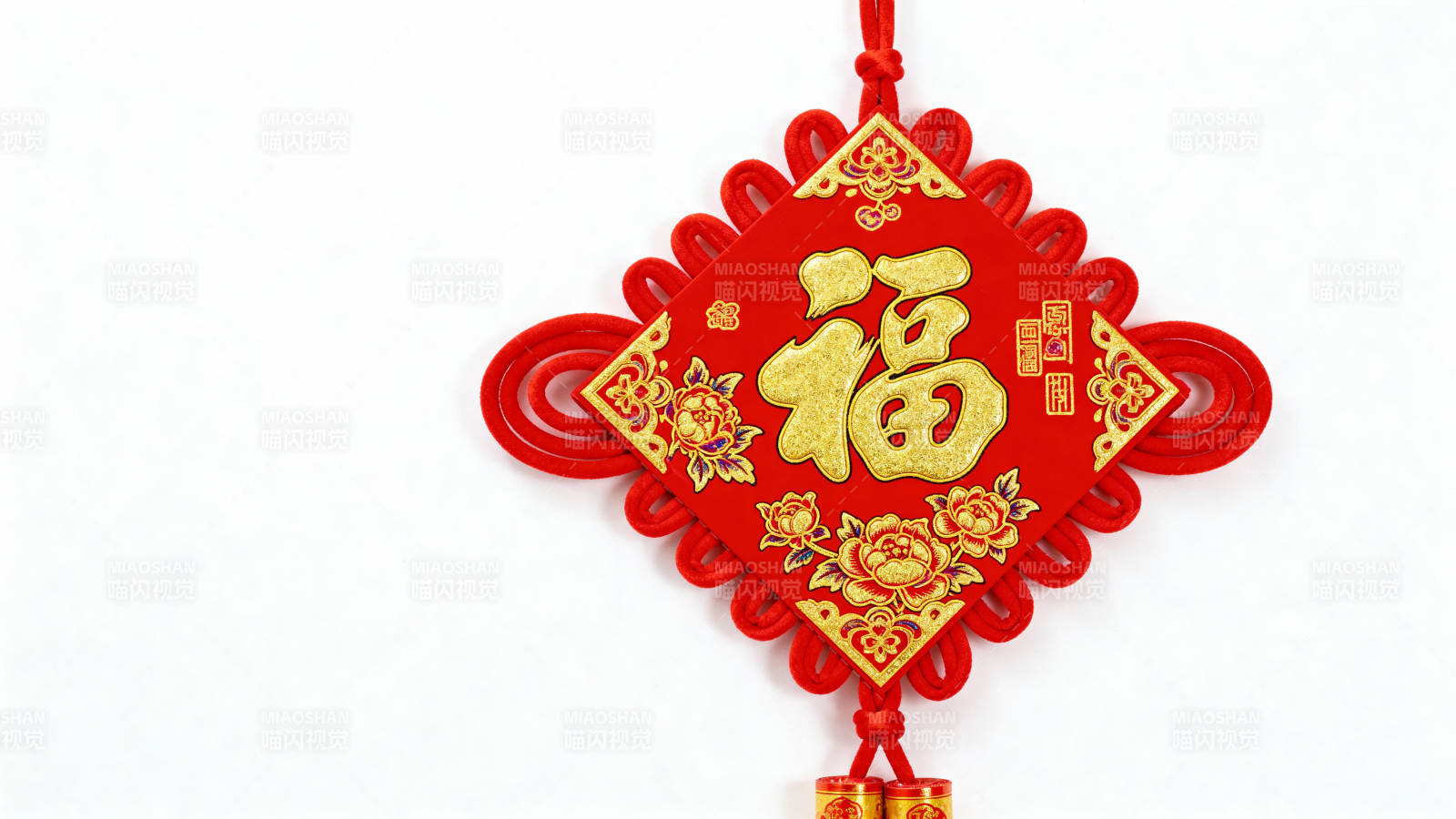 红福中国结 喜庆迎新春图片