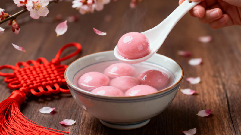 樱花汤圆 春日甜暖图片