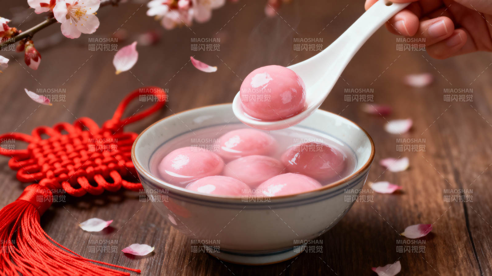 樱花汤圆 春日甜暖图片