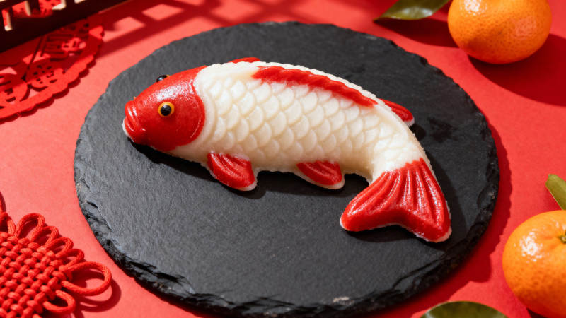 年年有余 锦鲤年糕图片