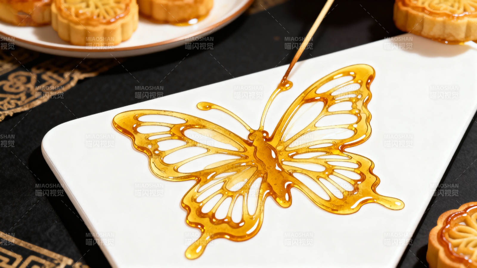 糖画蝴蝶 中秋雅韵图片