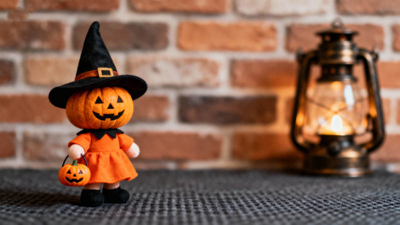 南瓜巫师提灯夜行图片