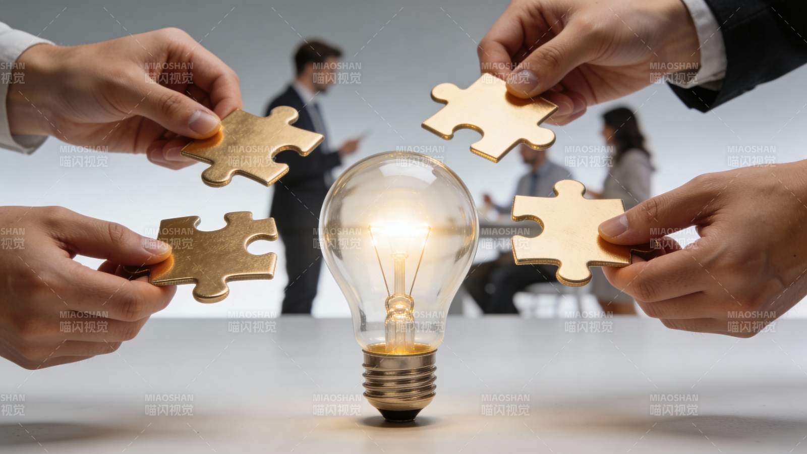 拼图围灯 协作创想图片