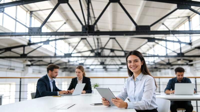 现代办公团队协作场景图片