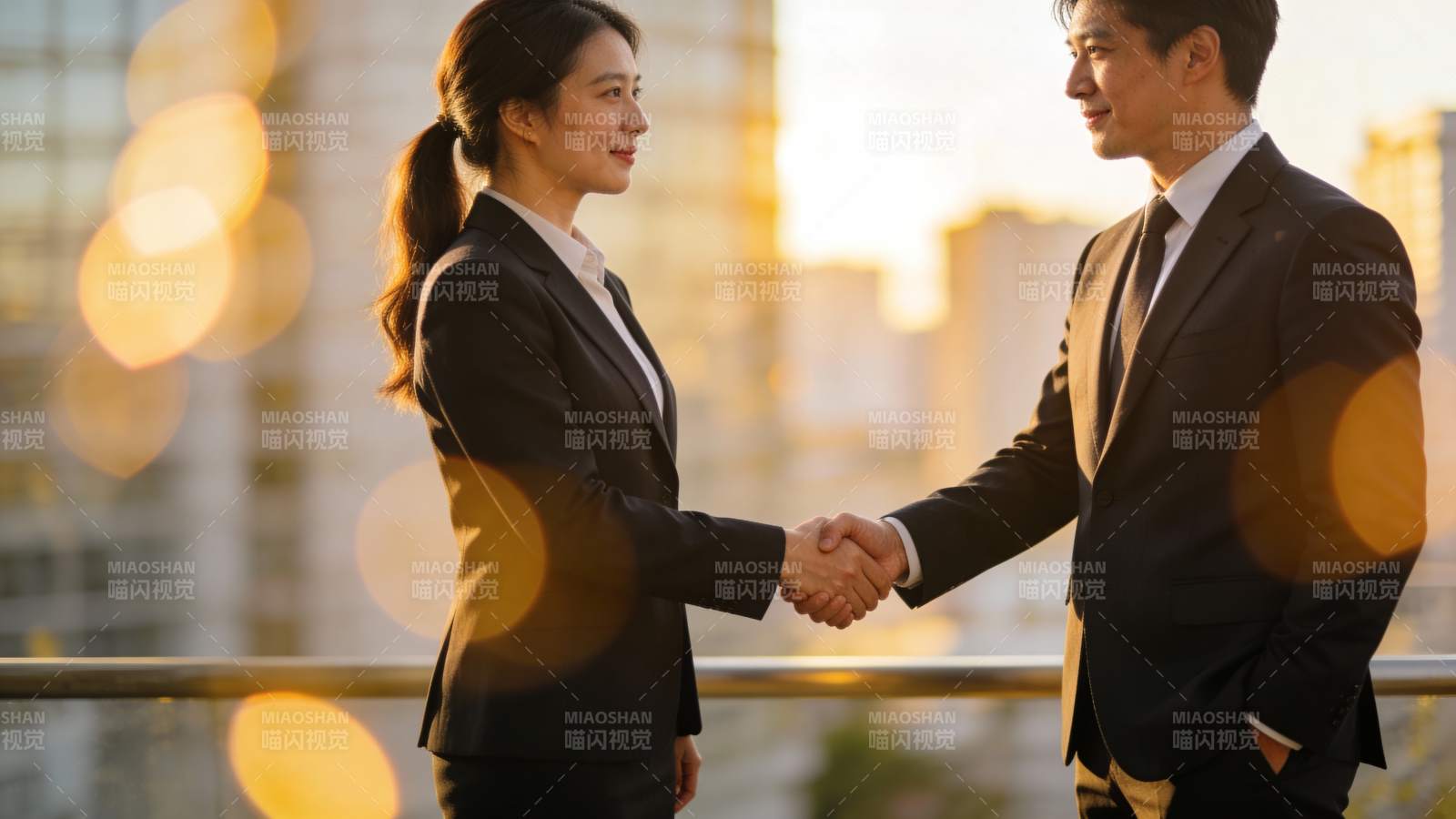 商务握手 合作共赢图片