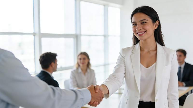 商务握手 合作共赢图片