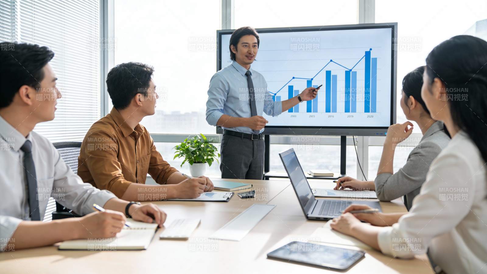 团队会议分析数据图表图片