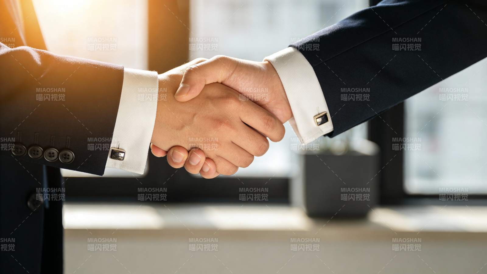 商务握手 合作共赢图片