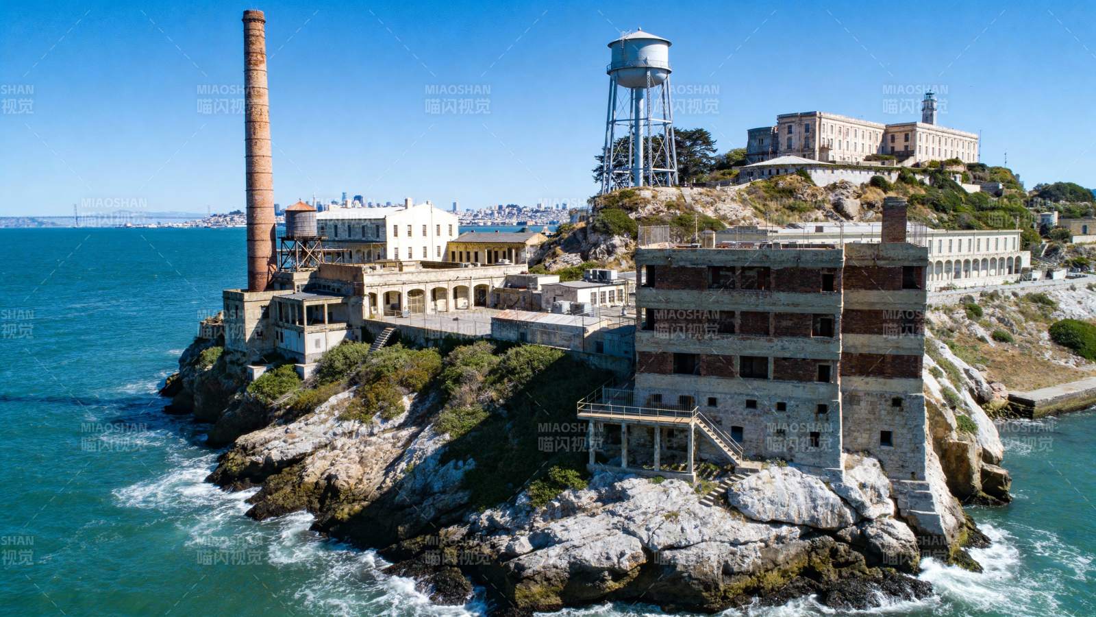 恶魔岛监狱全景图片