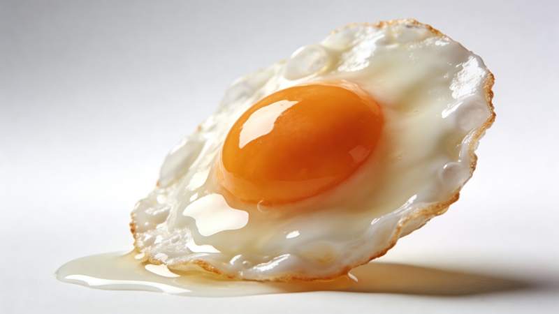 煎蛋悬浮 蛋黄欲滴图片