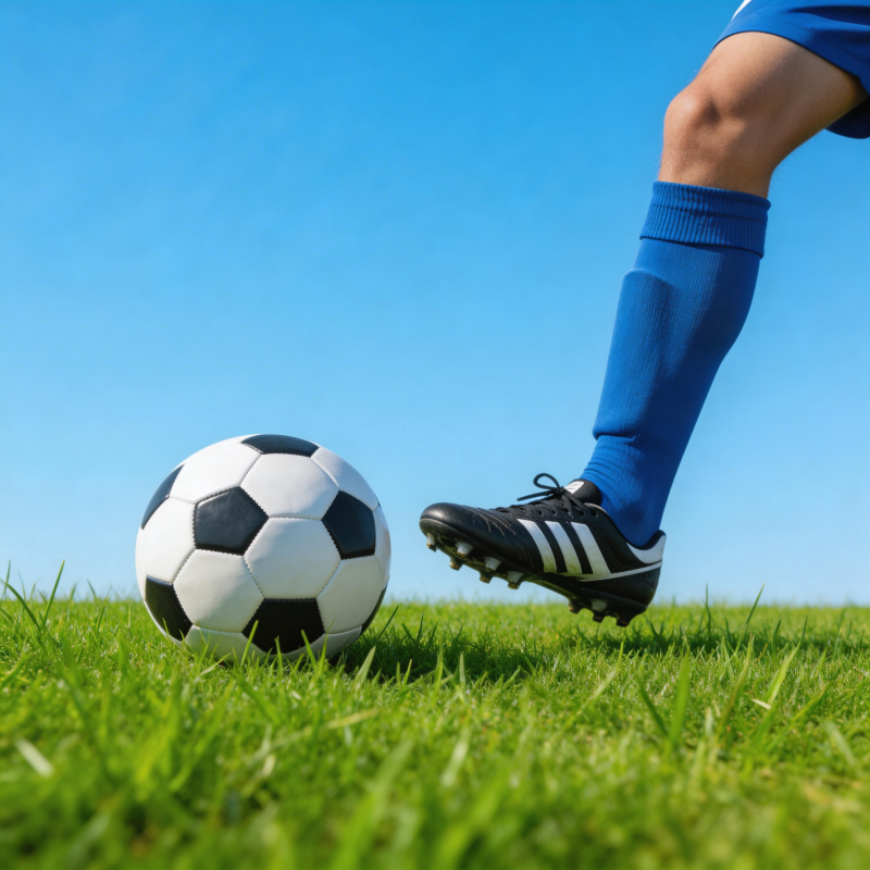 绿茵场上 一脚定乾坤图片