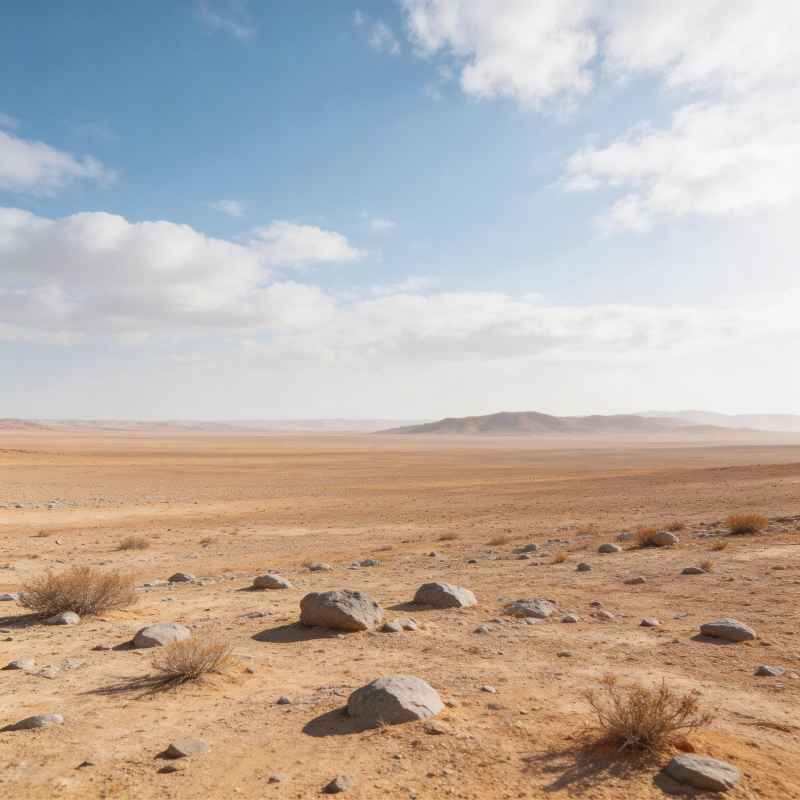 荒漠辽阔 云影悠悠图片