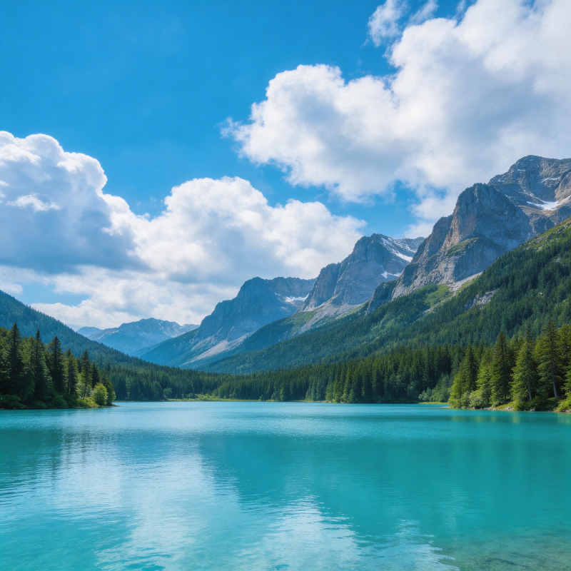 碧湖映雪山 云影共徘徊图片