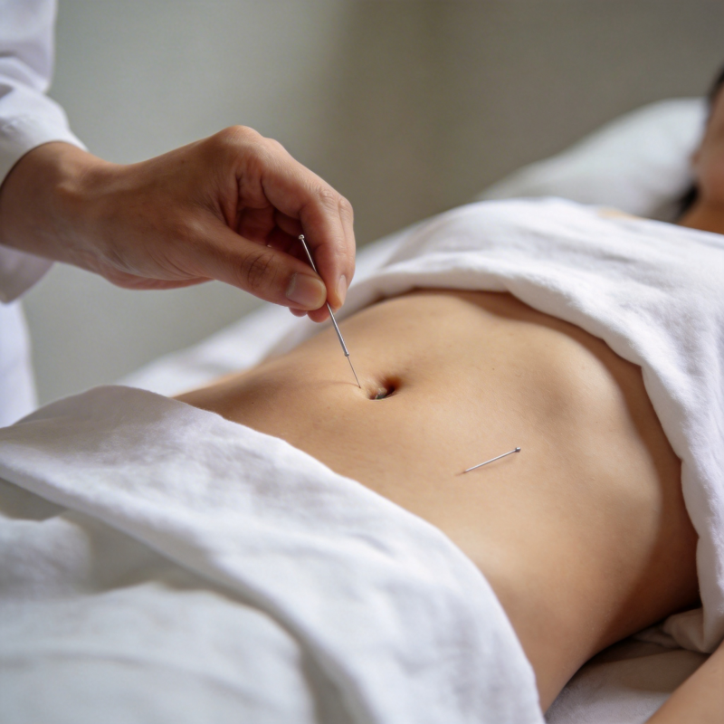 针灸治疗腹部穴位图片