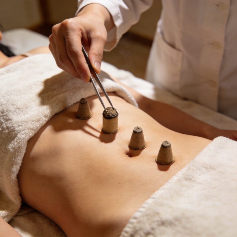 艾灸疗法 温通经络养生术图片