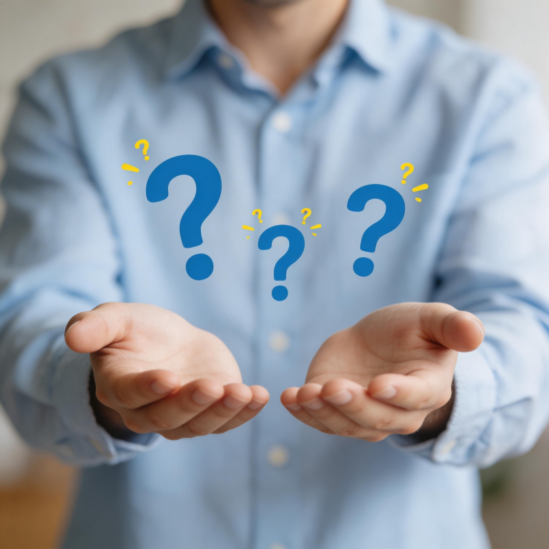 手中问号 困惑求解图片