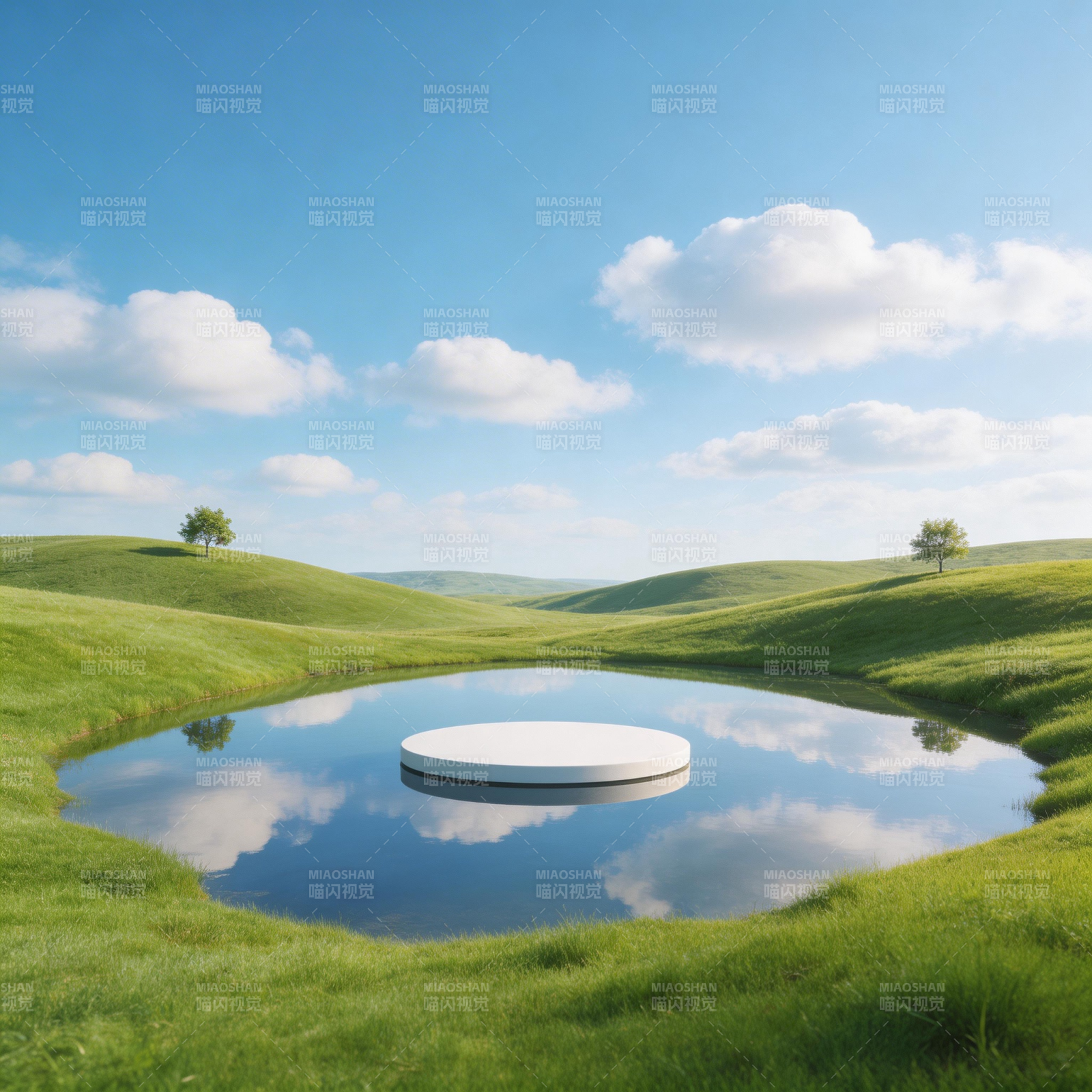 绿野仙踪 湖心白台图片