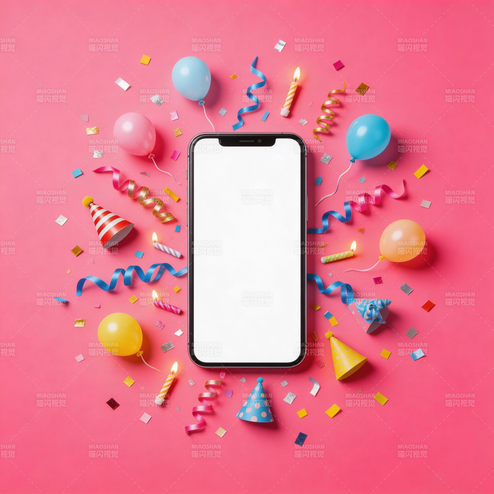 手机庆生派对图片