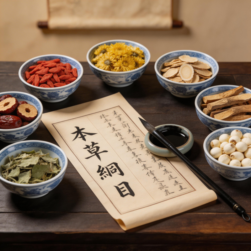 本草纲目 中药养生图图片