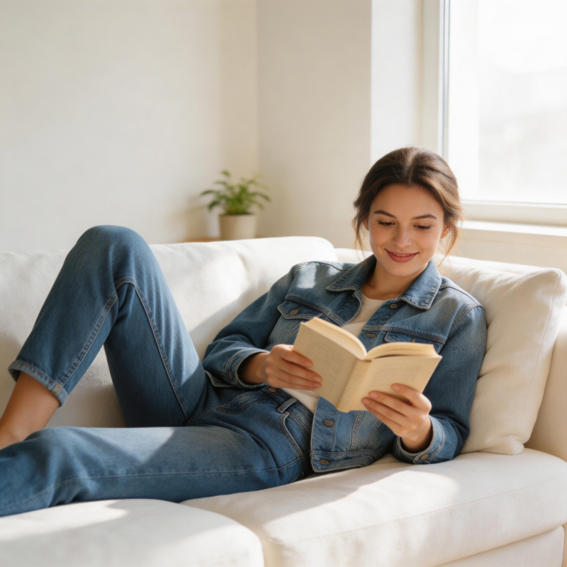 阳光沙发 静享阅读时光图片