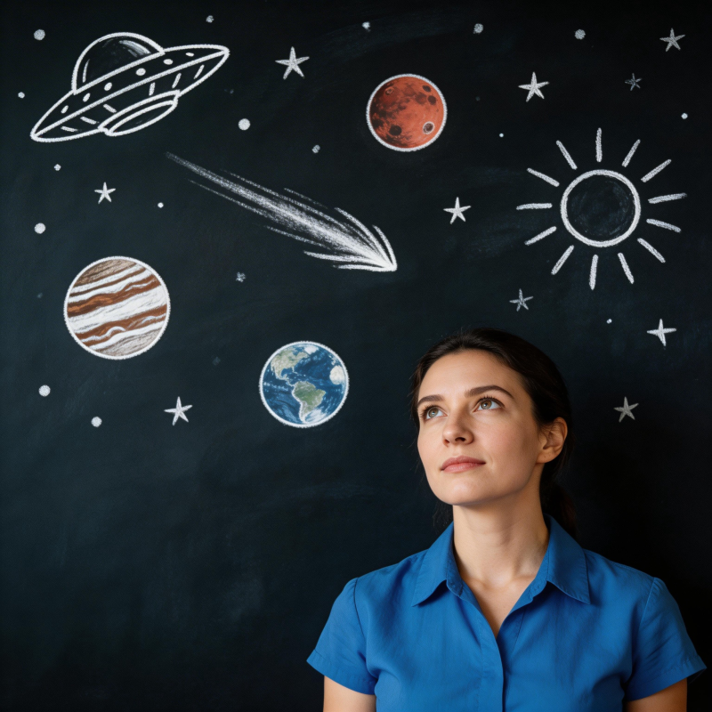 仰望星空 心向宇宙图片