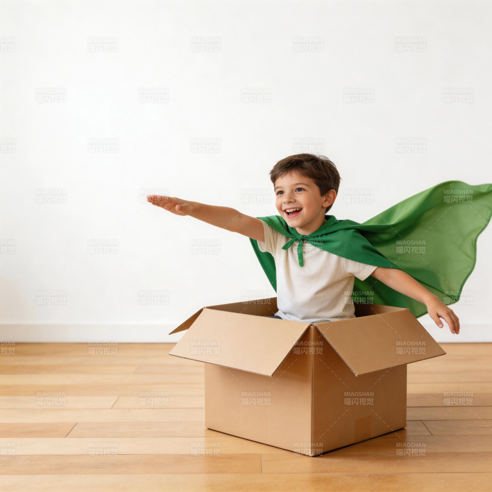 纸箱超人 童心飞扬图片