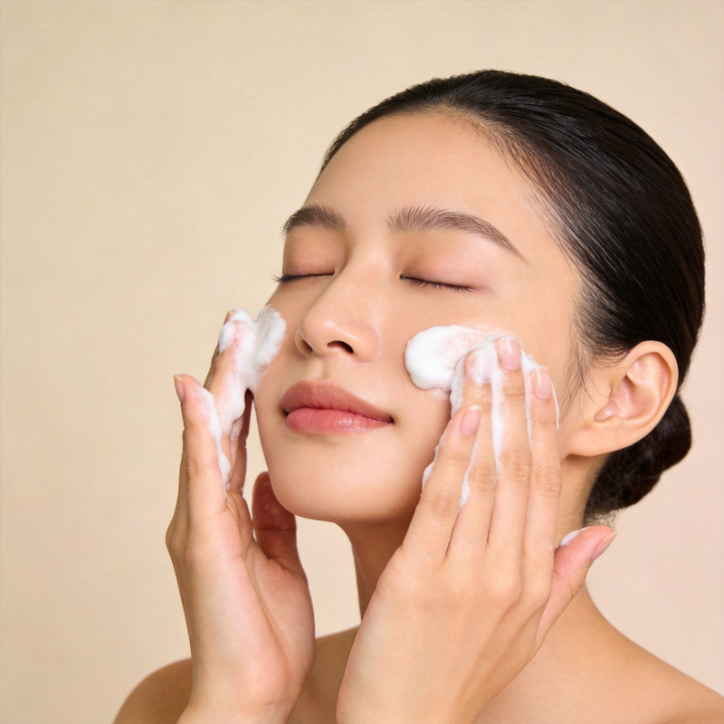 轻柔洁面 泡沫呵护肌肤图片