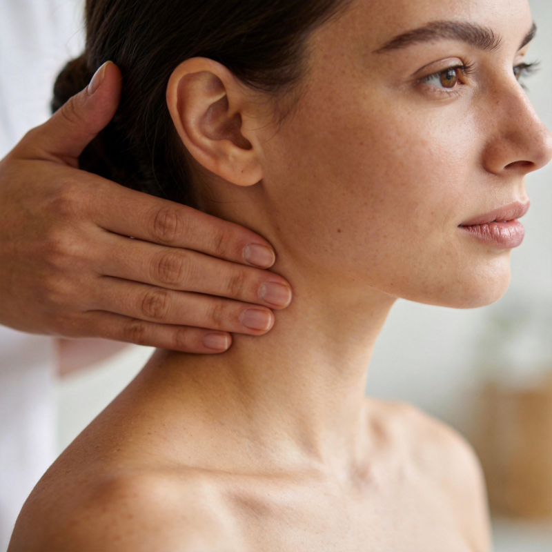 颈部按摩 舒缓放松时刻图片