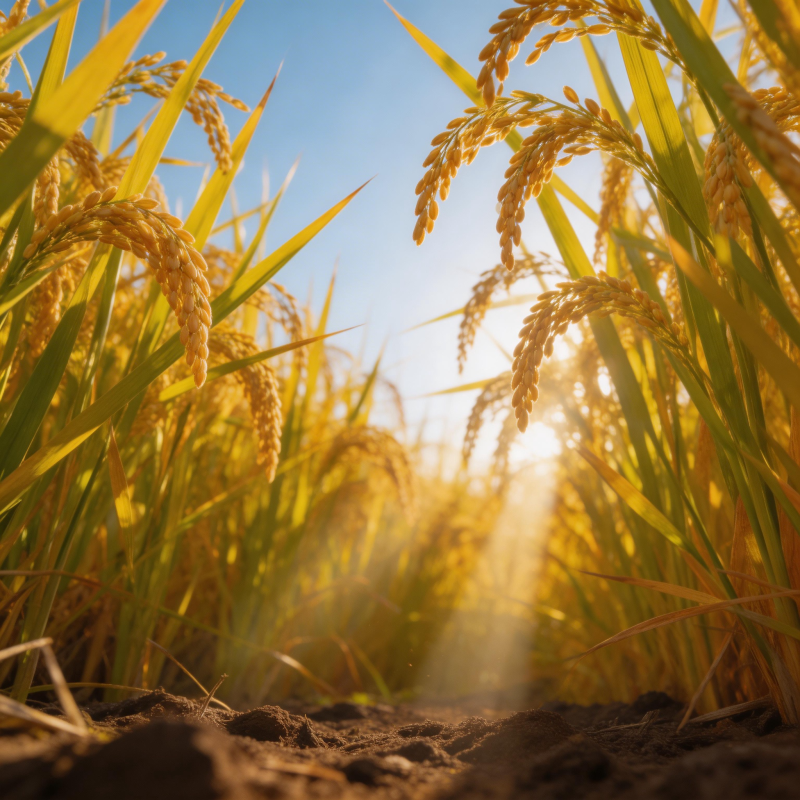 金稻映阳 丰收在望图片