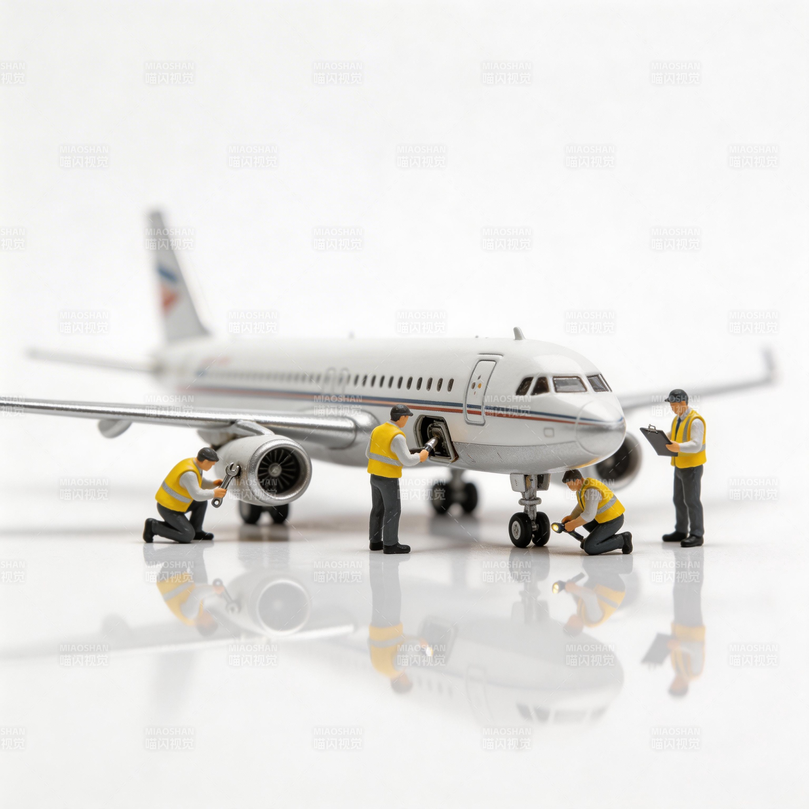 迷你飞机维修现场图片