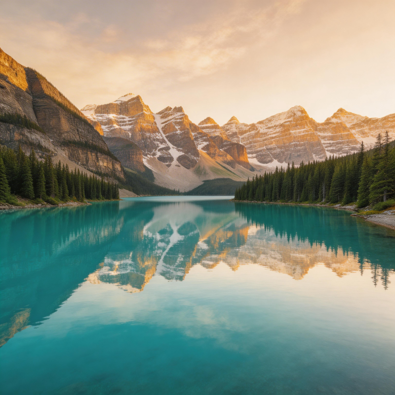 湖光山色映夕阳图片