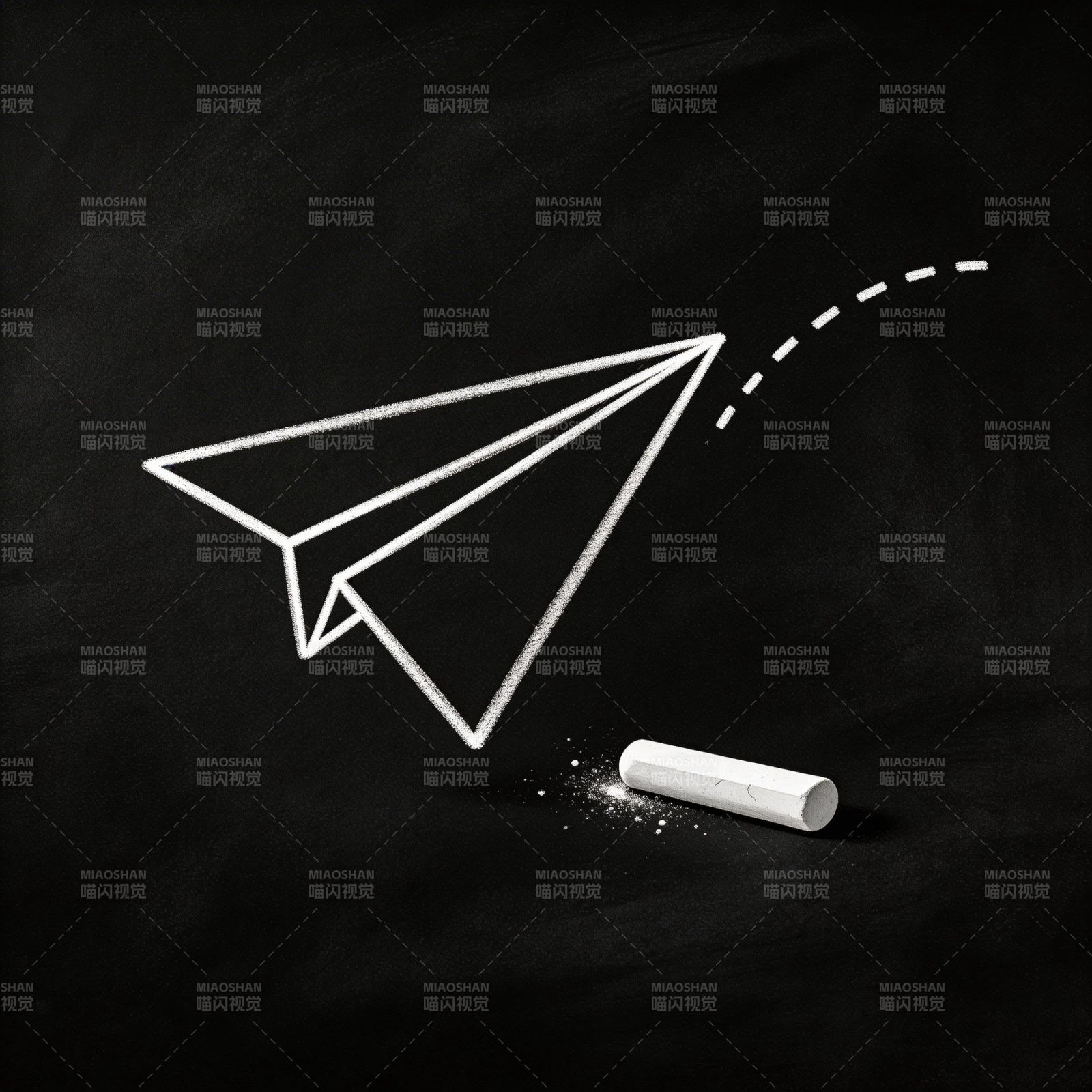 纸飞机飞向梦想图片