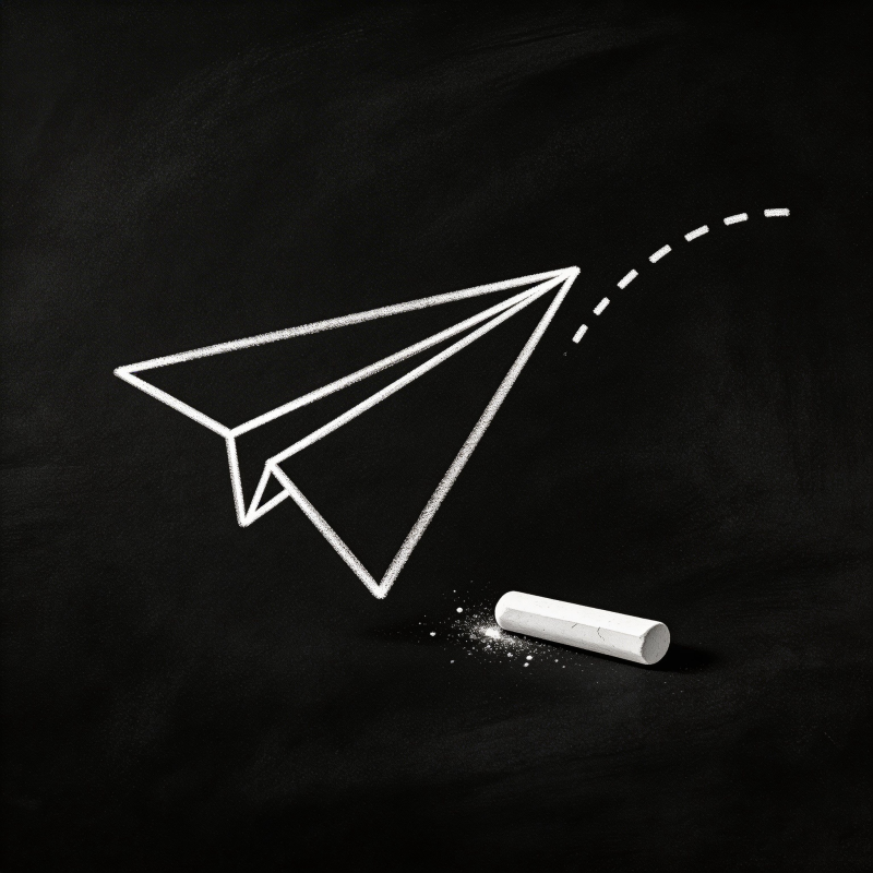 纸飞机飞向梦想图片