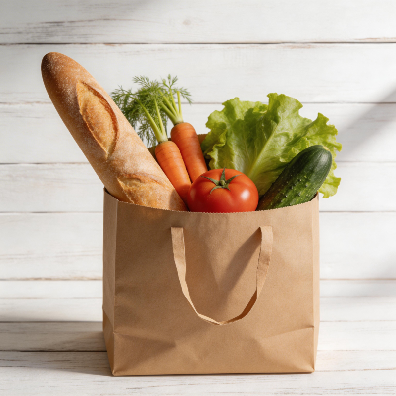 新鲜蔬果面包袋装图片