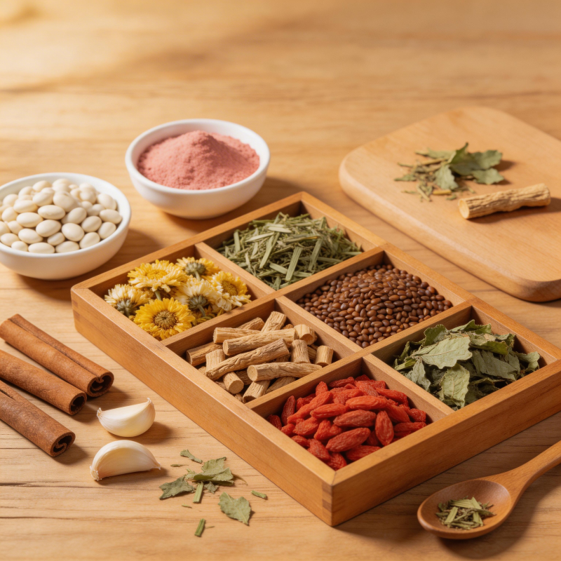 天然香料与药材组合展示图片