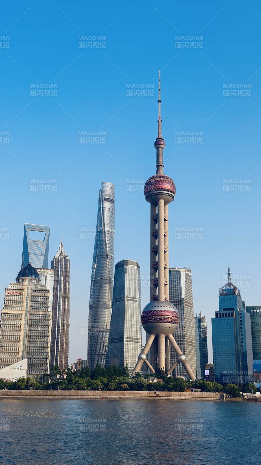 上海陆家嘴天际线风光图片